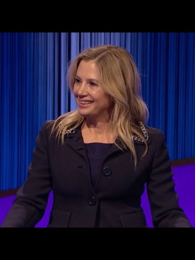 Mira Sorvino, Peter Schrager Appeared at Celebrity Jeopardy